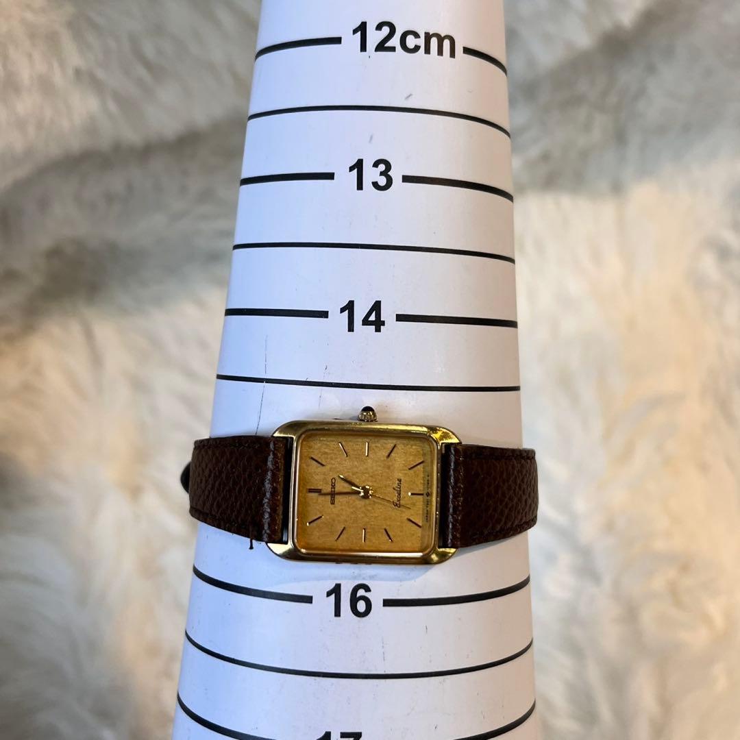 SEIKO Exceline ゴールド 腕時計　10KT 7321-6080