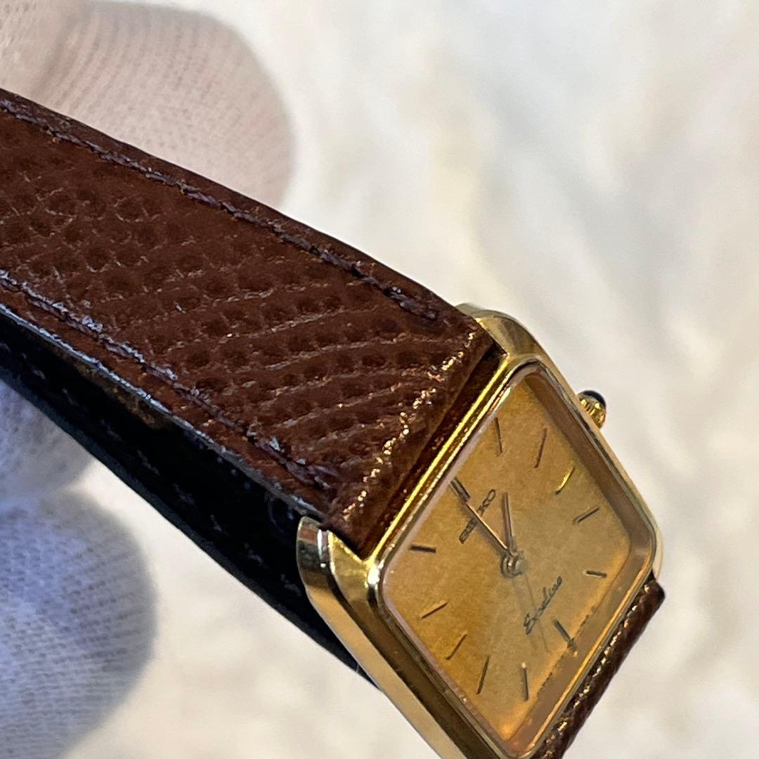 SEIKO Exceline ゴールド 腕時計　10KT 7321-6080