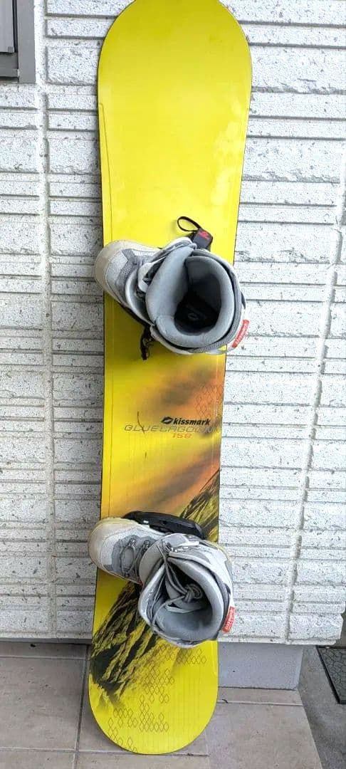希少kissmarkステップイン•スノーボード158cmブーツ27cm 簡単着脱