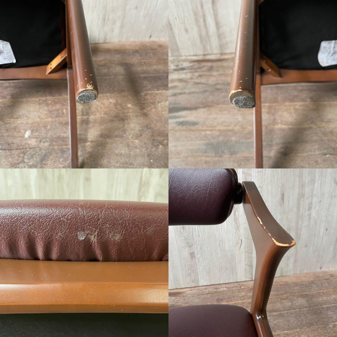 起立木工 キャスパーチェア Casper ダイニングチェア 4脚セット モカ