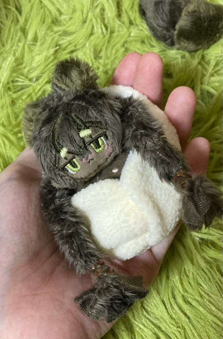 自作ぬいぐるみ・濃い肌色の女の子