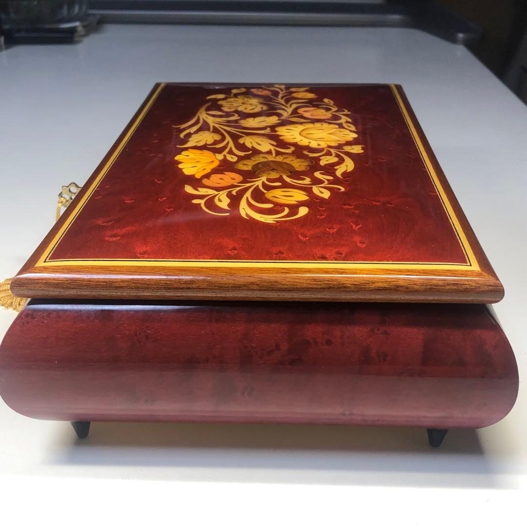 REUGE　リュージュ　象嵌　オルゴール　ジュエリーボックス