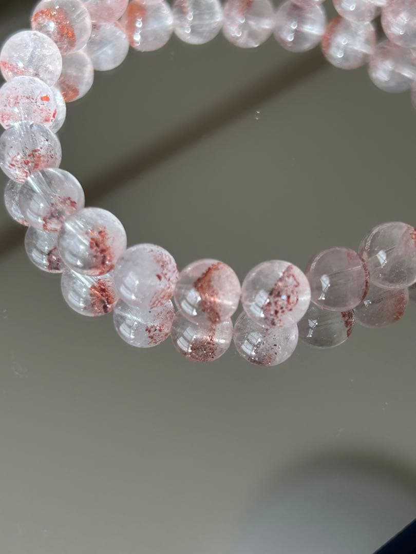 【希少・ファントム入り】レピドクロサイト 8mm ブレスレット 天然石