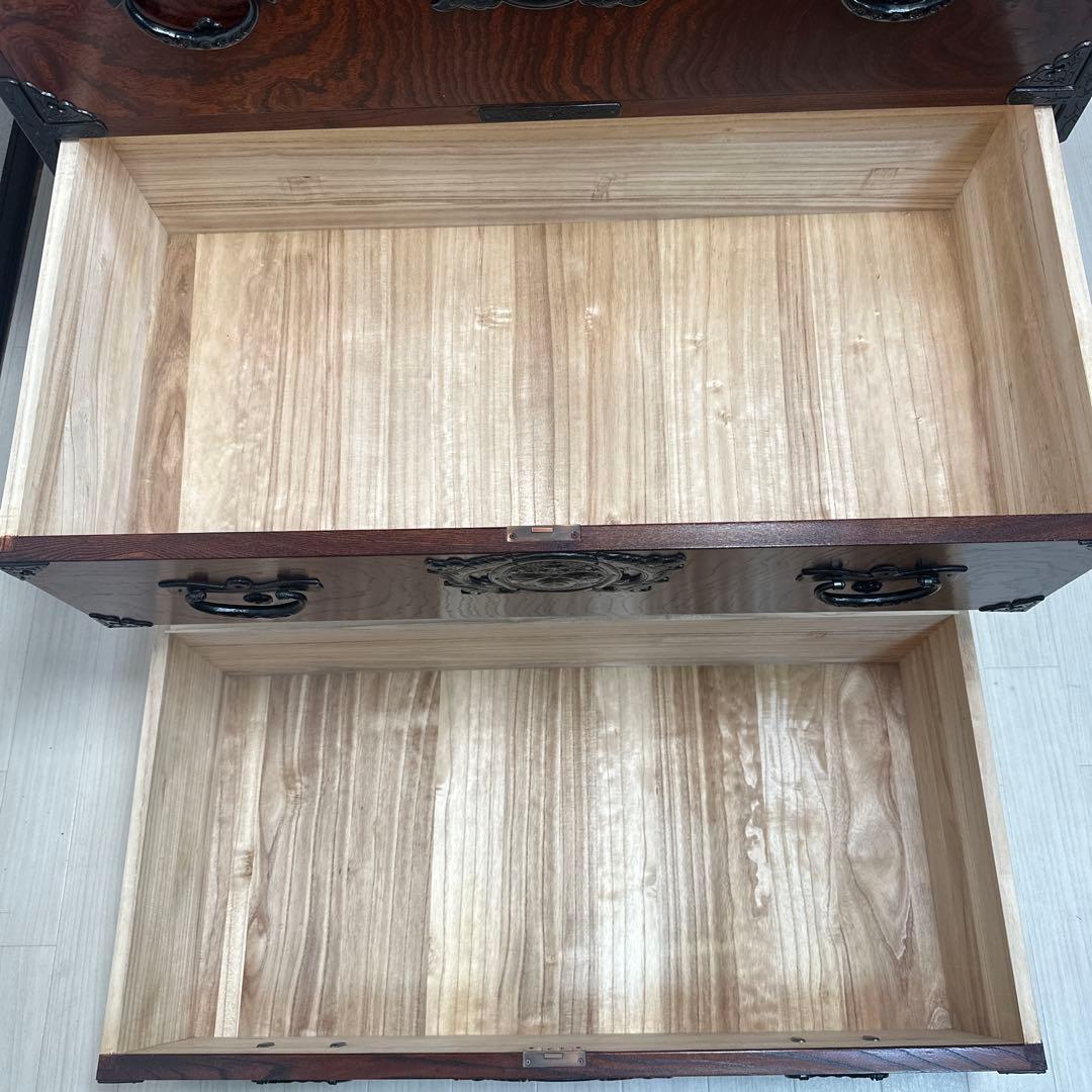 展示極美品 岩谷堂箪笥 整理箪笥 時代箪笥 和風 和箪笥 伝統工芸　i4※