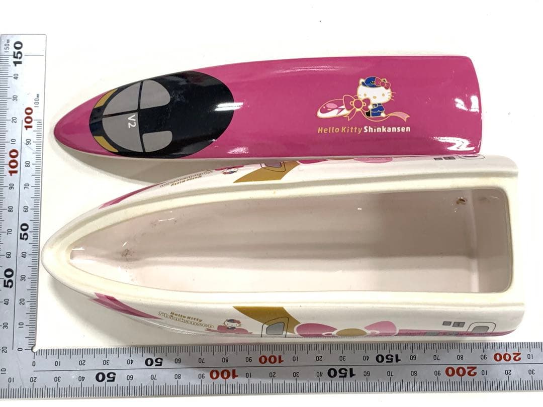 サンリオハローキティ　JR西日本　新幹線　弁当箱　陶器製