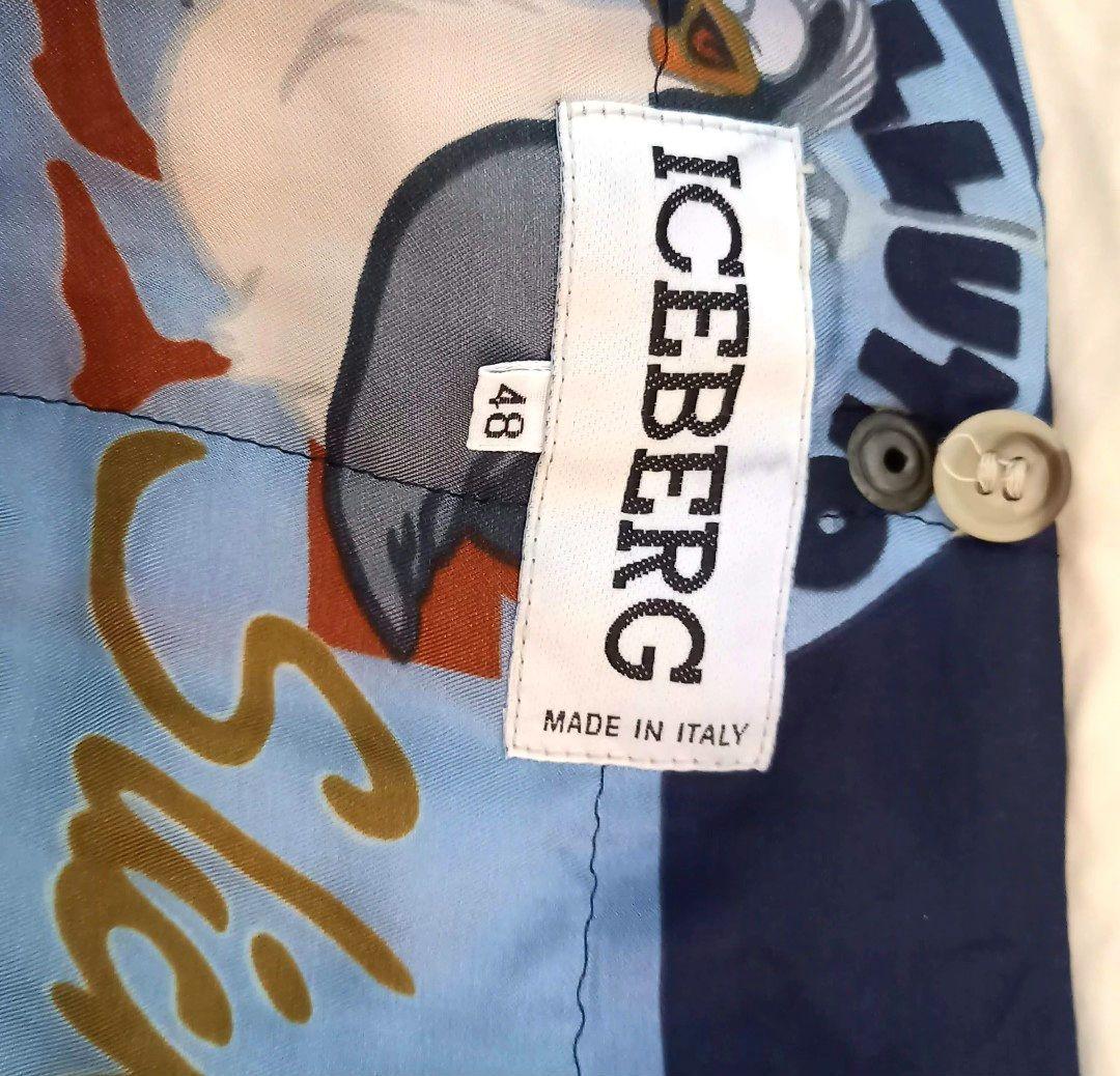 【希少】90sイタリア製アイスバーグTroubledwaters刺繍中綿コート
