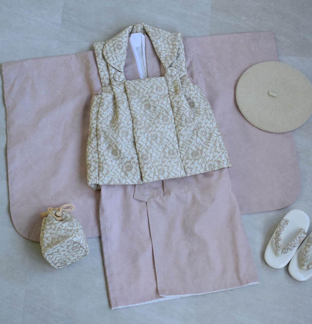 七五三　３歳　被布コート　女の子 utatane ゴブラン調　お正月　正月