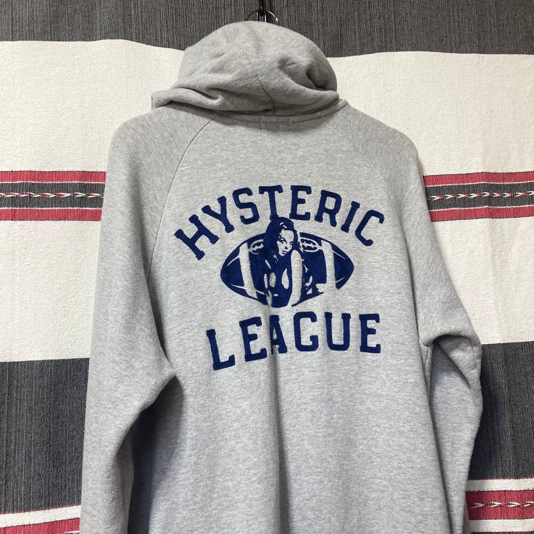HYSTERIC GLAMOUR ジップパーカー Lサイズ グレー 人気 希少
