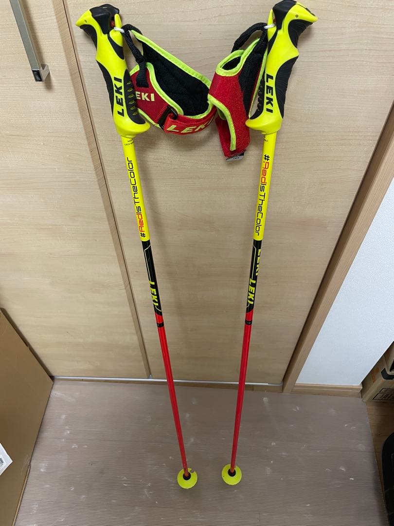 LEKI スキー用ストック 105cm #redisthecolor