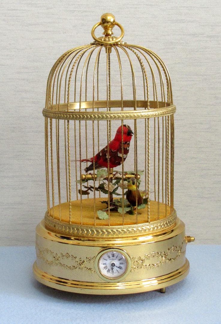 む*ま様 REUGE リュージュ シンギングバード時計　気まぐれ