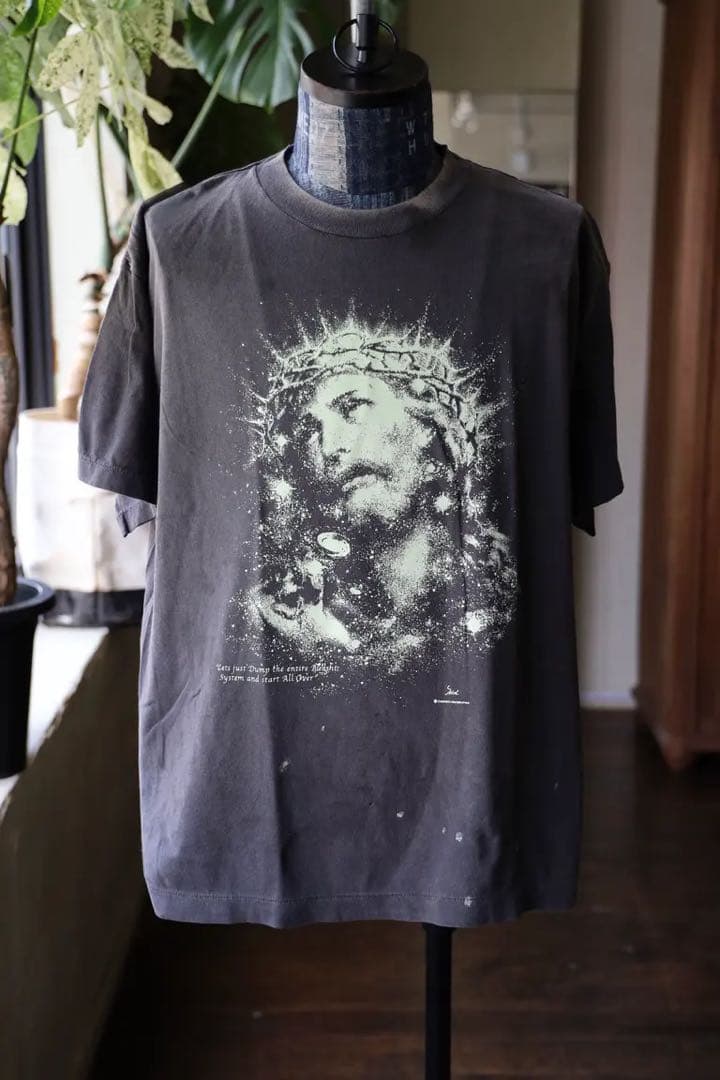 SAINT M×××××× JESUS SS TEE BLACK L