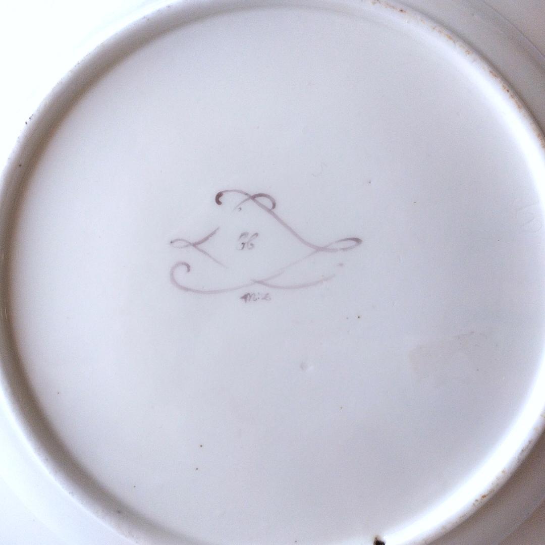 【御専用】セーブル Sevres 1779年 ブルーライン スープディッシュ