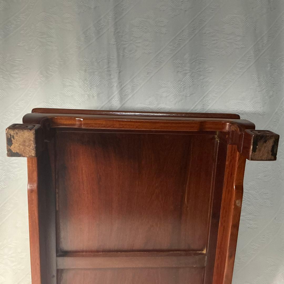 高級　盆栽台　花台　欅　木製　床の間　和風　床台　無垢 飾台