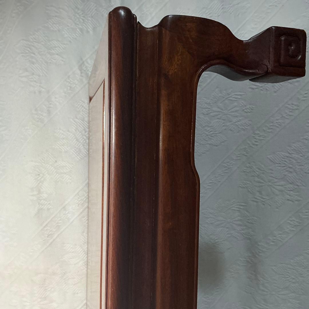 高級　盆栽台　花台　欅　木製　床の間　和風　床台　無垢 飾台