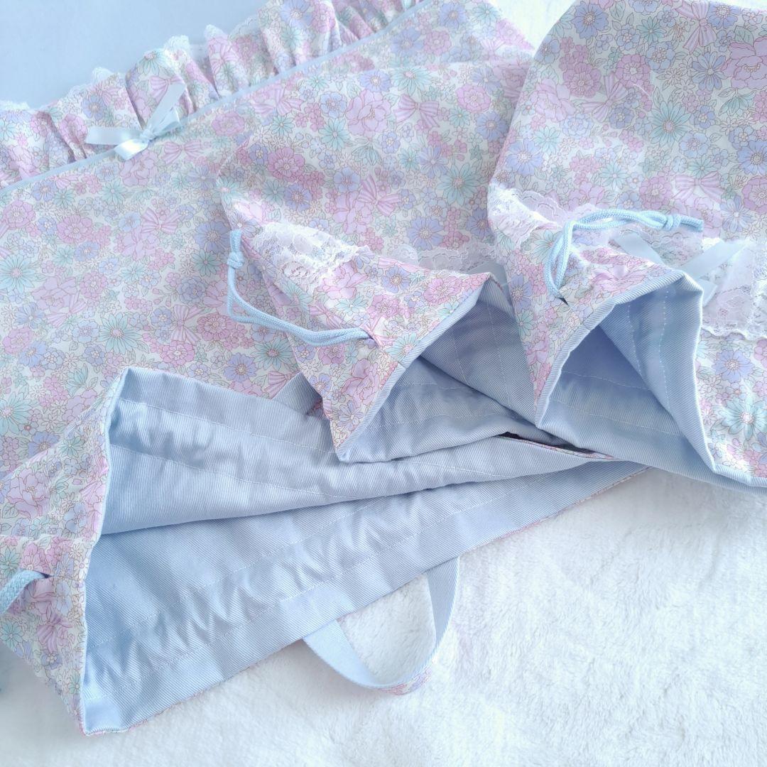 sio 体操服袋 お弁当袋 コップ袋 ランチョンマット ハンドメイド