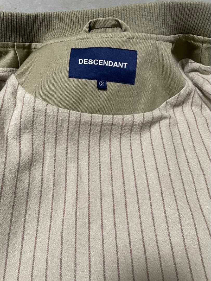 ジャケット・アウター DESCENDANT PRT COTTON JACKET BEIGE