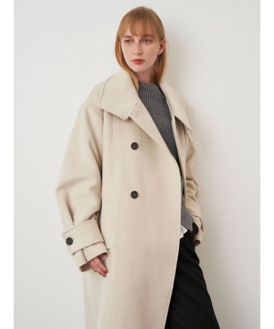 最終値下げ ELENDEEK DOUBLE FRONT LONG コート