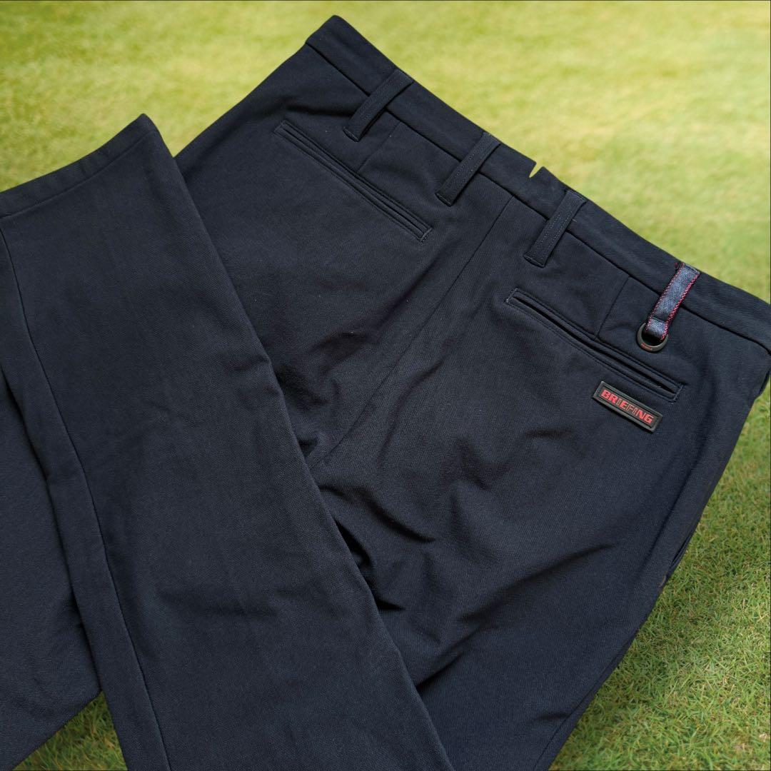 裏起毛　ブリーフィングゴルフ　パンツ　紺　濃紺　ネイビー　M 秋冬　防寒パンツ