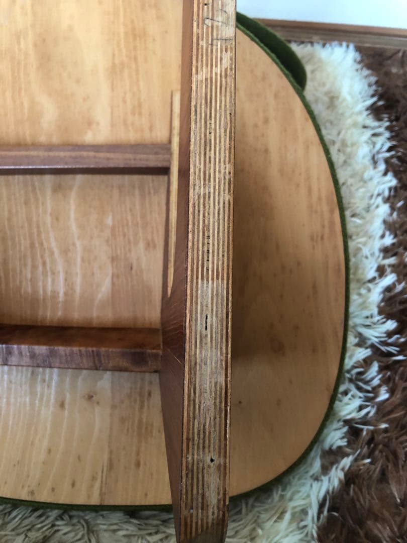 天童木工　低座イス　グリーン系