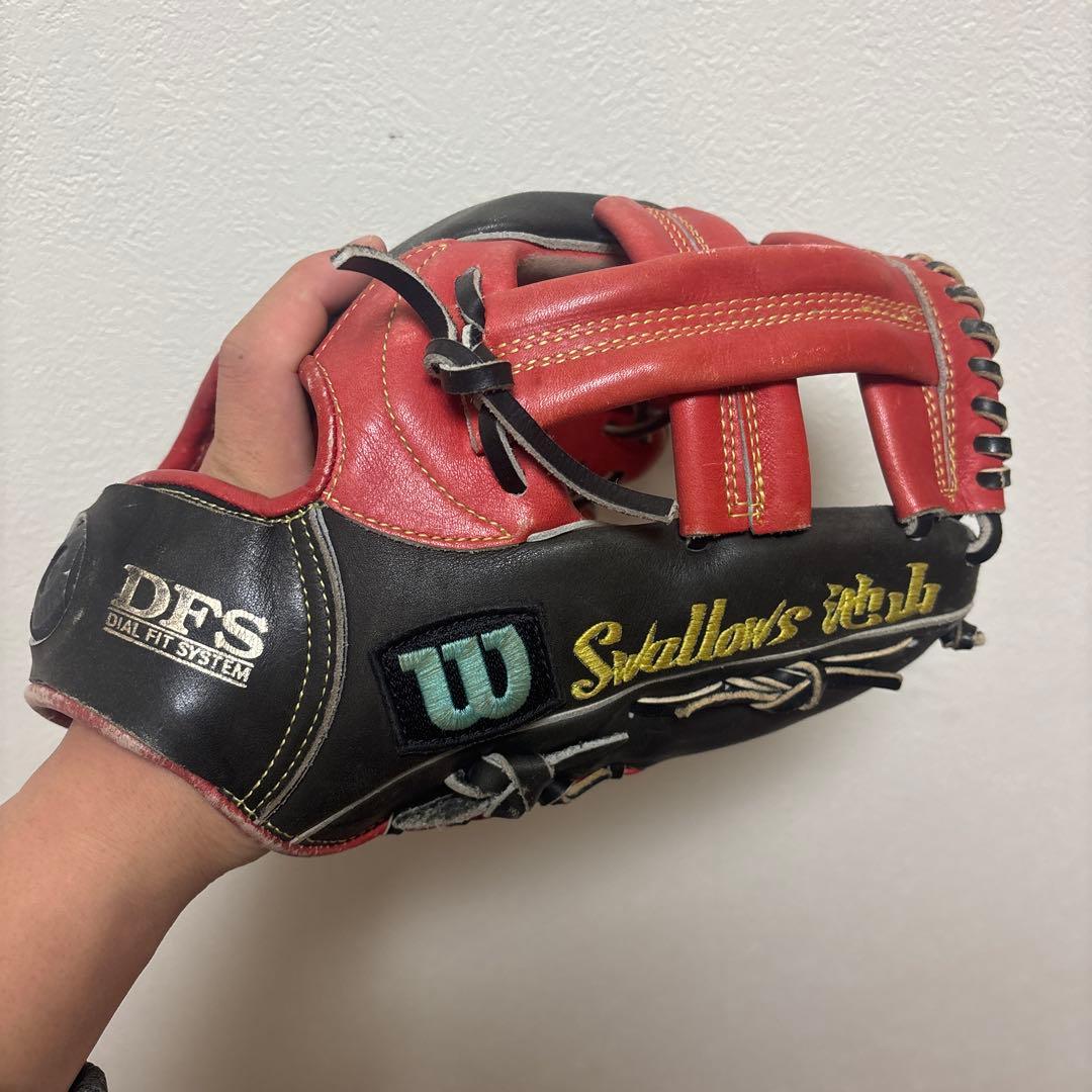 元ヤクルト池山隆寛　実使用グローブWilson PRU STAFF DFS