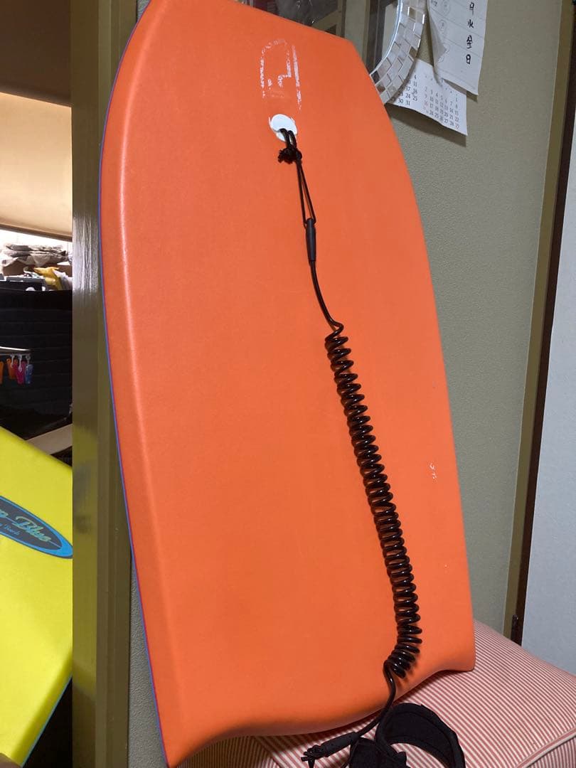 ボディーボードとフィンのセット
