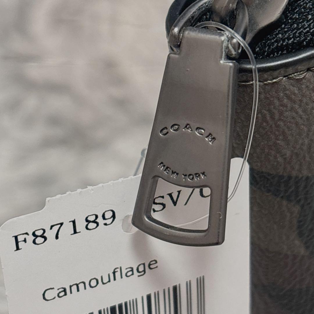 COACH(カモフラージュシグネチャー ラウンドジップ長財布)