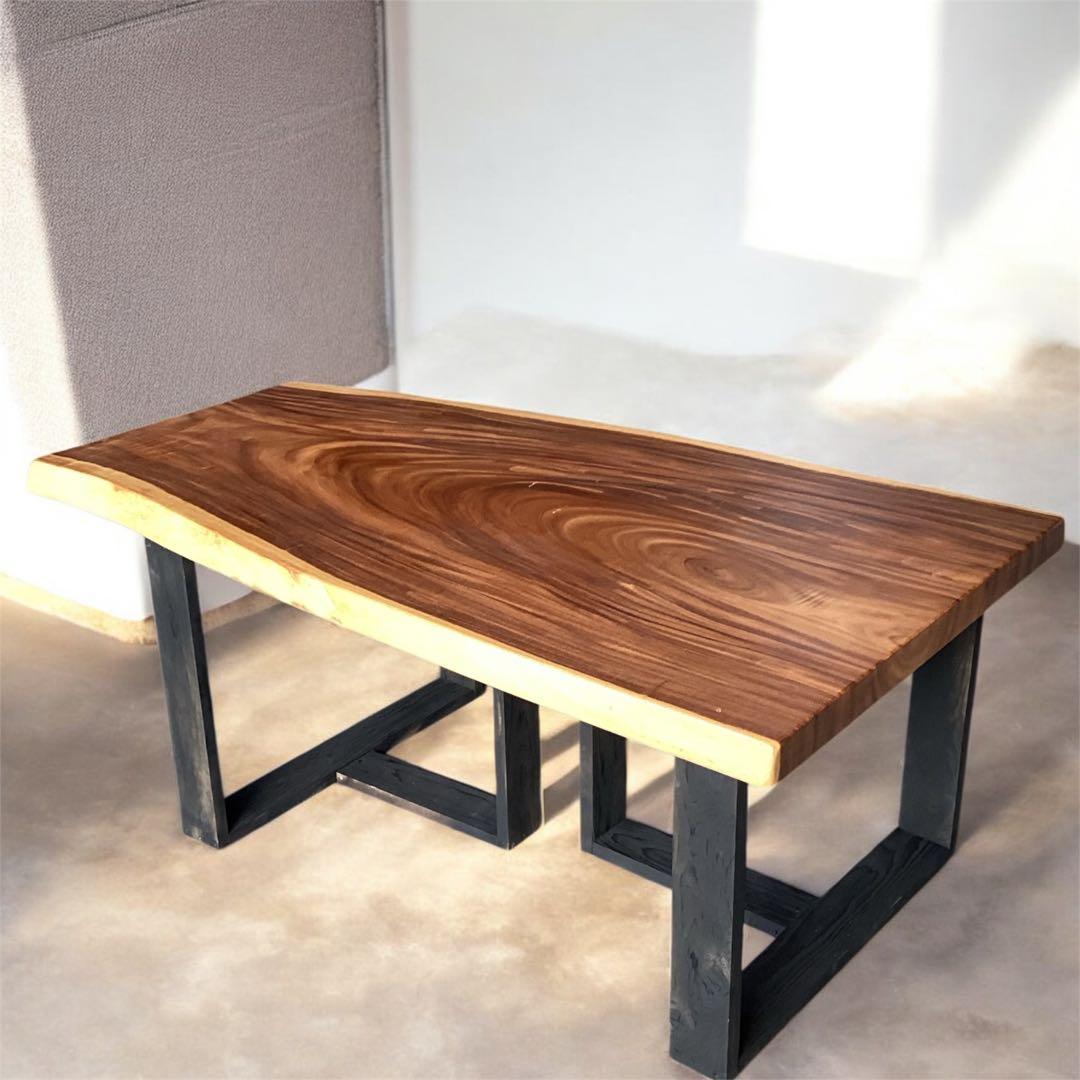 ペンギン兄弟　モンキーポッド　一枚板テーブル　　天板のみ