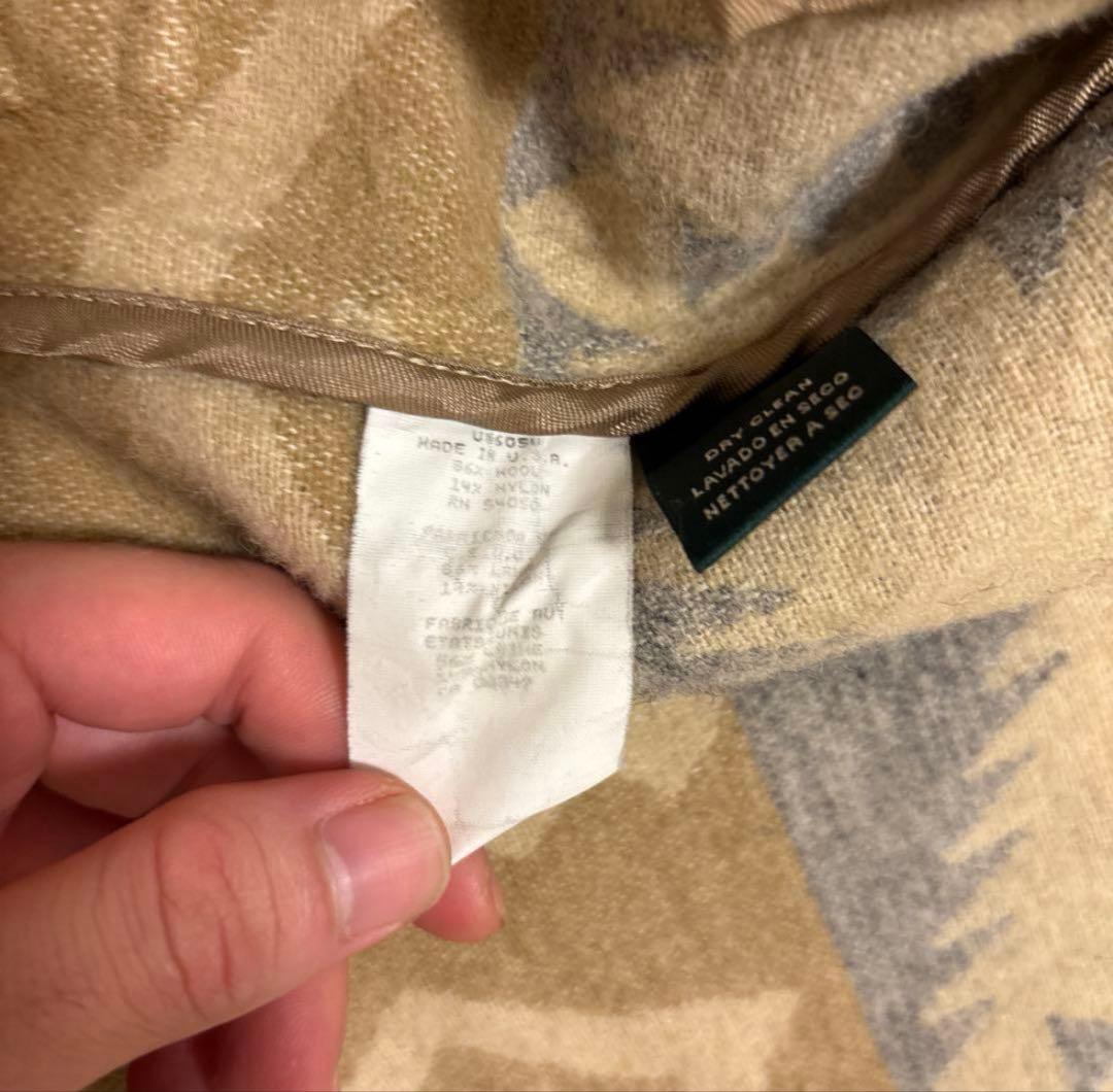 希少⭐️90s Ralph Lauren ブランケット ウールジャケット USA製