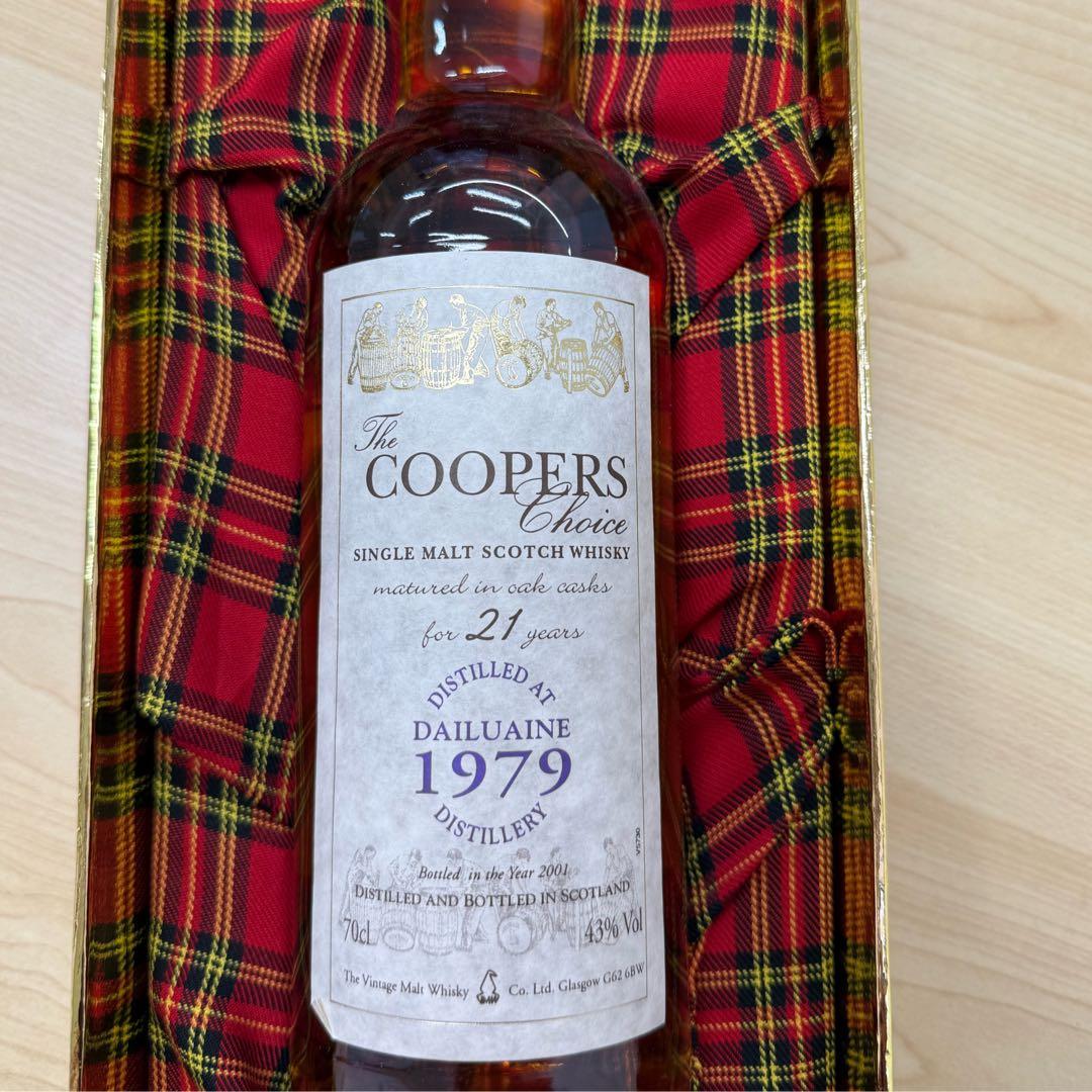 クーパーズチョイス　ダルユーイン　1979年　700ml