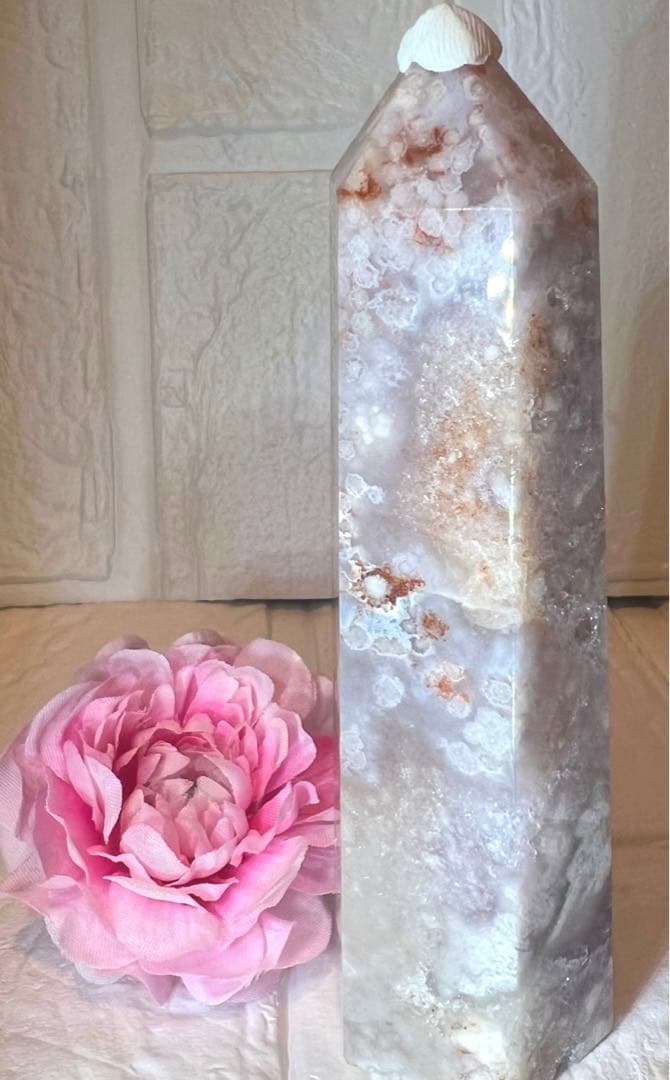 ⑮ピンクアメジスト♥️タワー♥️チェリーブロッサム♥️桜瑪瑙♥️花瑪瑙♥️フラワーアゲート