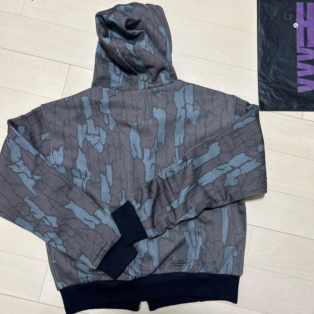 i.m.holic 迷彩ジップパーカー 短丈　y2k starteam fti