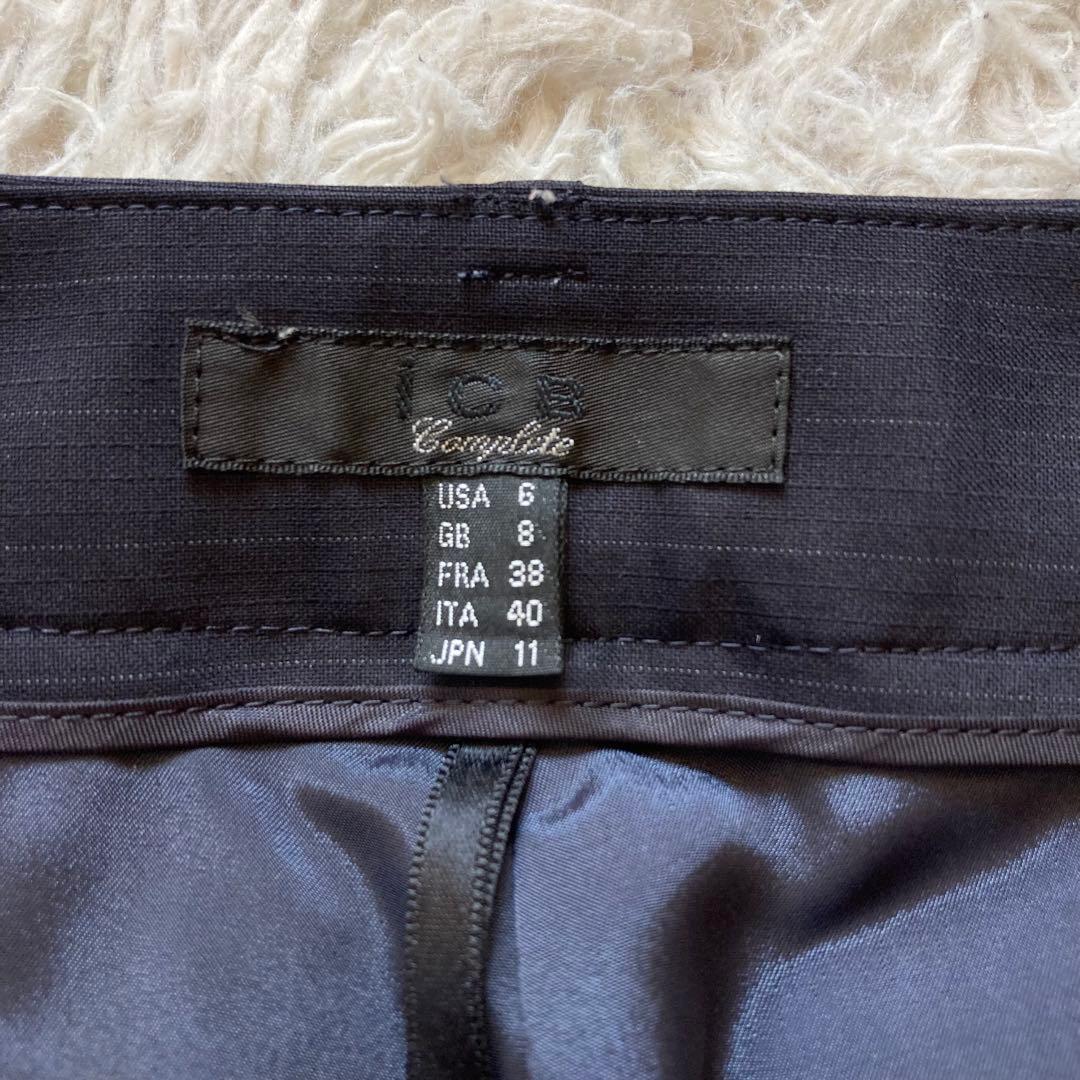 美品 ICB セットアップスーツ 11号 Lサイズ ダークネイビー ストライプ