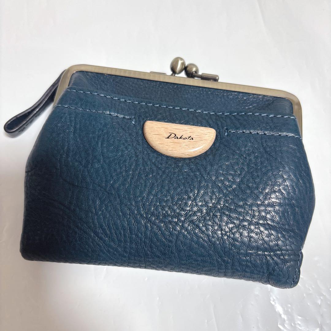ダコタ 2つ折り財布 ネイビー