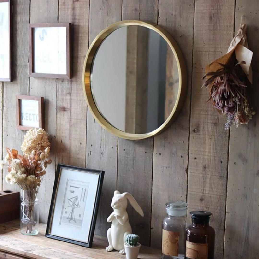 レゾミラー　大　61cm ゴールド　丸　クラッシュゲート