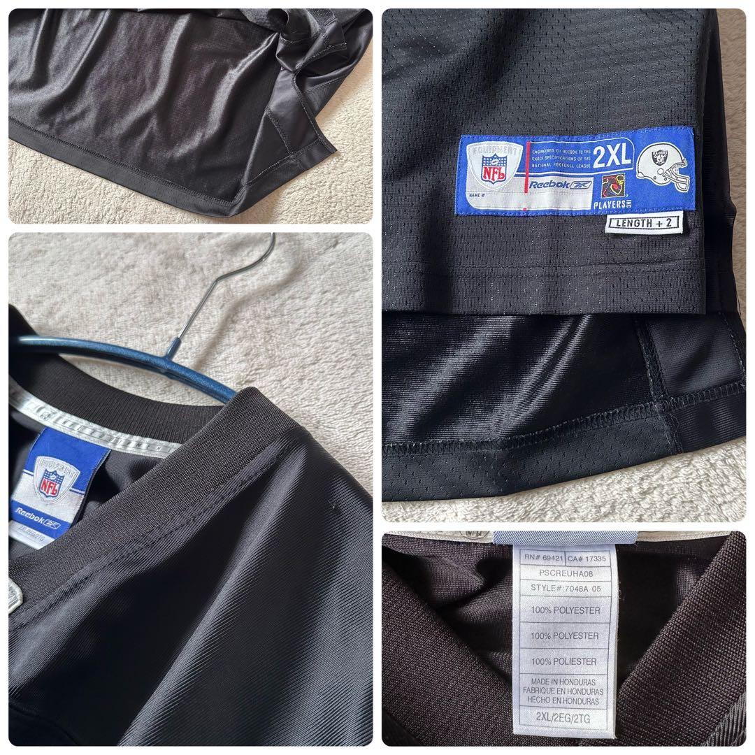 NFL リーボック 両面 2XL アメフト ゲームシャツ MOSS 18 美品