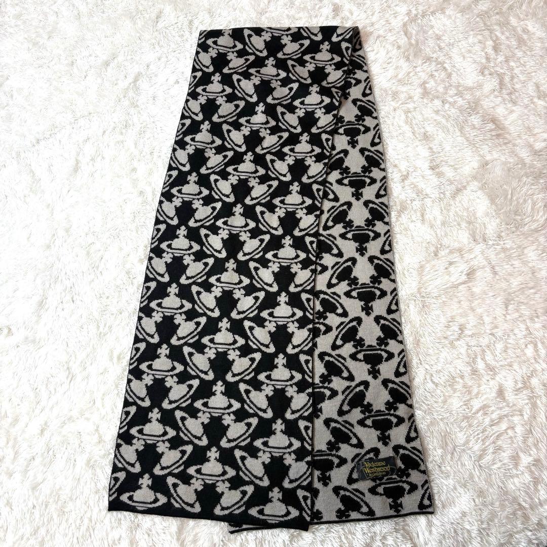 Vivienne Westwood リバーシブルマフラー オーブ ヴィヴィアン