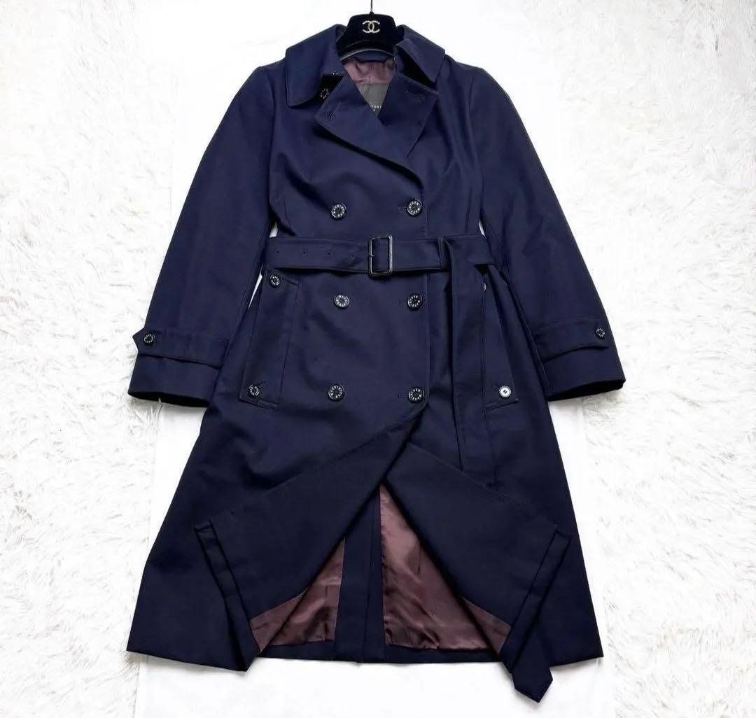 ロロピアーナ生地　MACKINTOSH LONDON トレンチコート　ロング丈