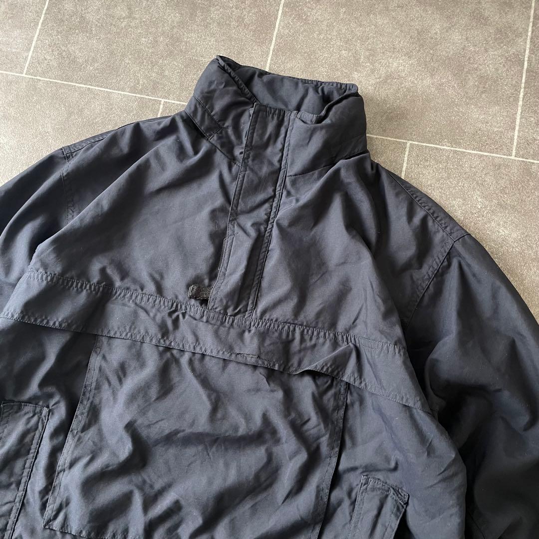 OLD GAP ハーフジップ アノラック 紺 M テック系 00s 古着