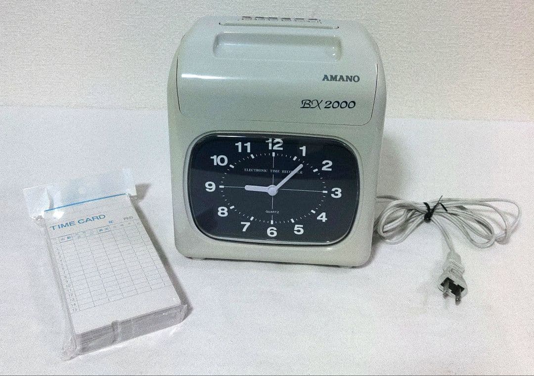 【業務用】AMANOアマノ タイムレコーダー BX-2000　タイムカード付属