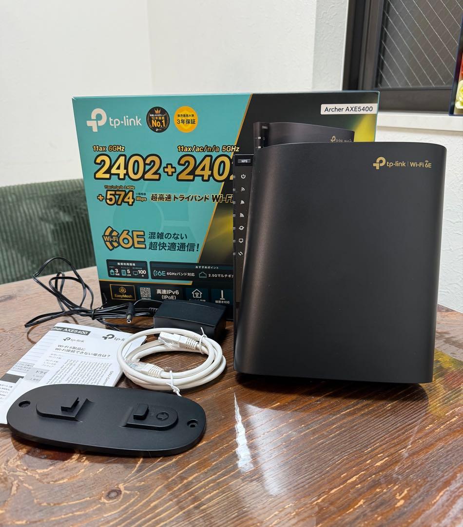 【未使用】TP-Link 無線LAN WiFi 6E ルーター AXE5400