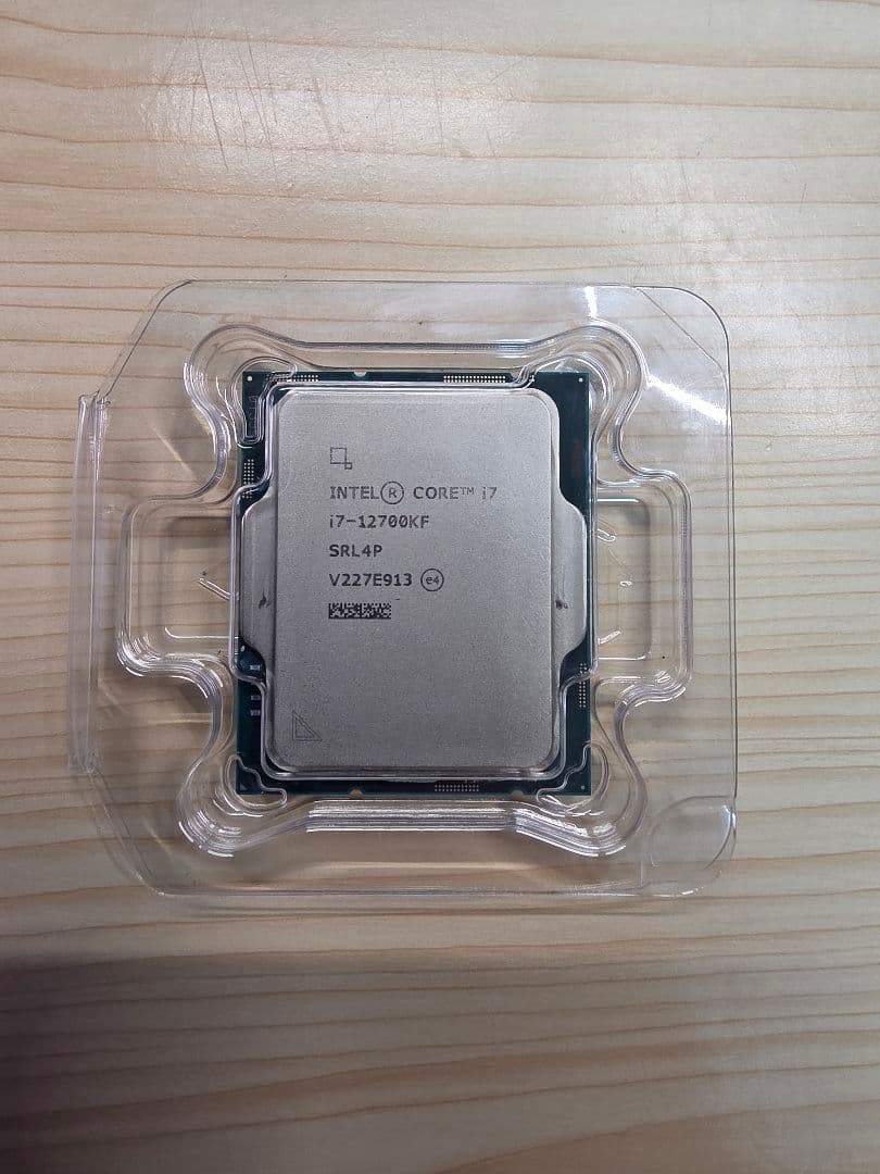 Intel Core i7-12700KF CPU（第12世代）本体のみ