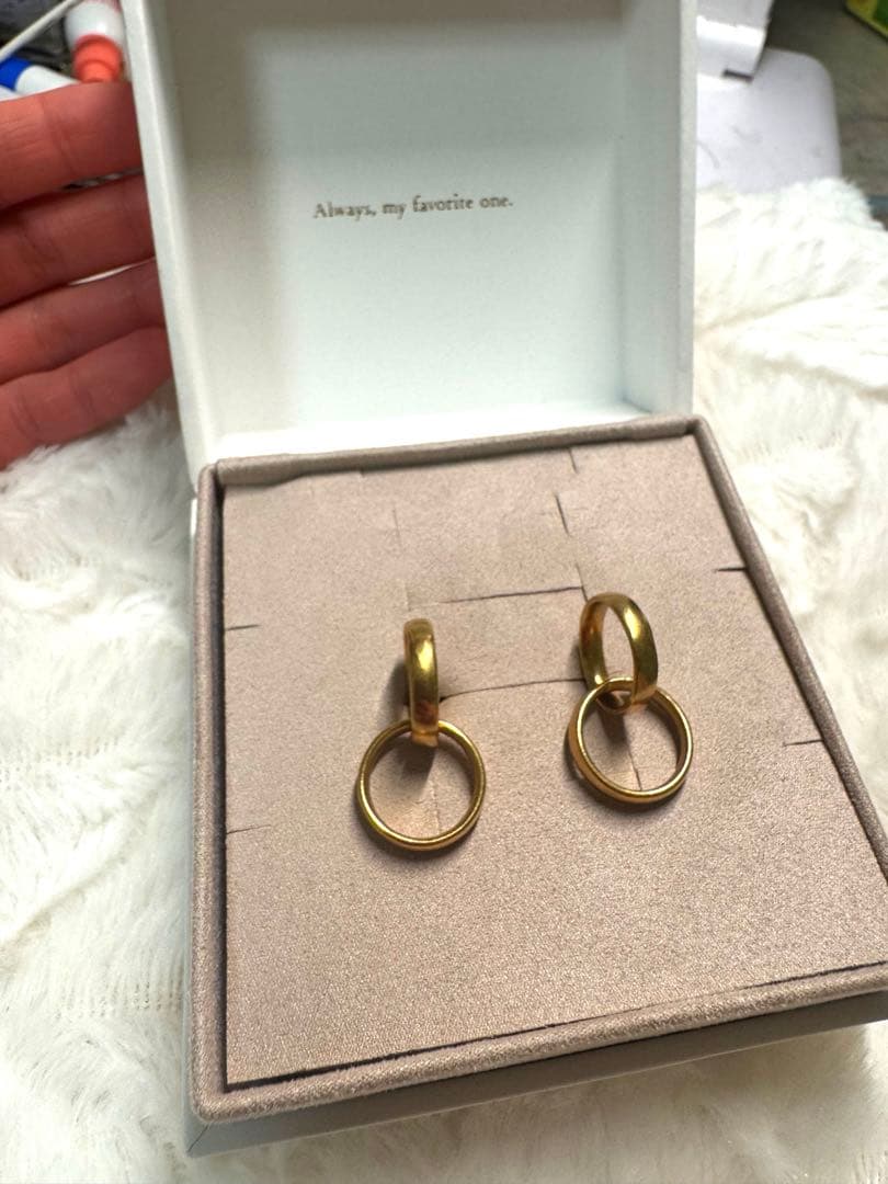 Jouete ジュエッテ　ゴールドピアス　フープピアス　購入証明書付き