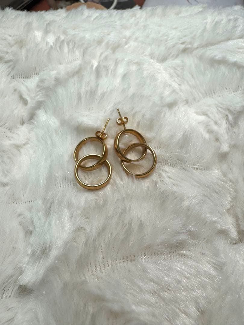 Jouete ジュエッテ　ゴールドピアス　フープピアス　購入証明書付き