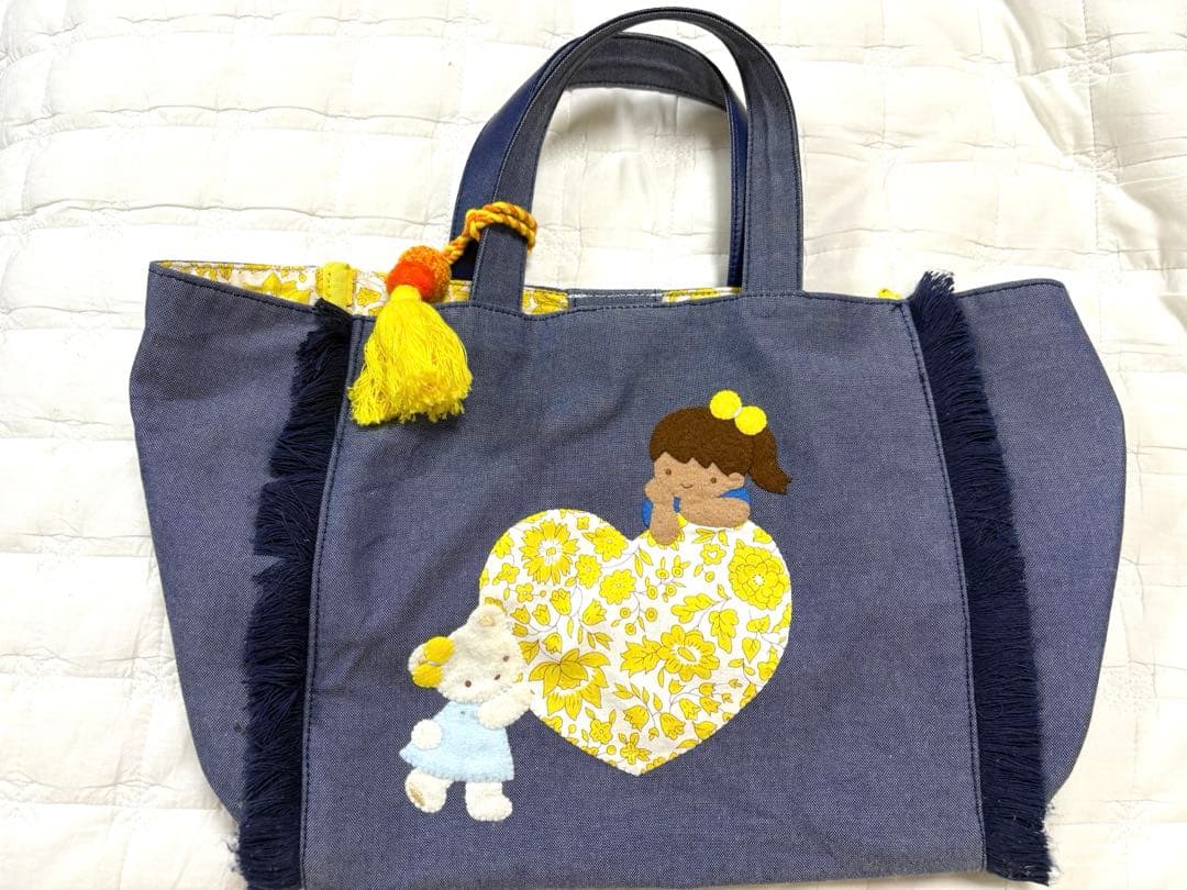 【2023 VIPデイ】ファミリア　限定デニムバッグ　リバティ