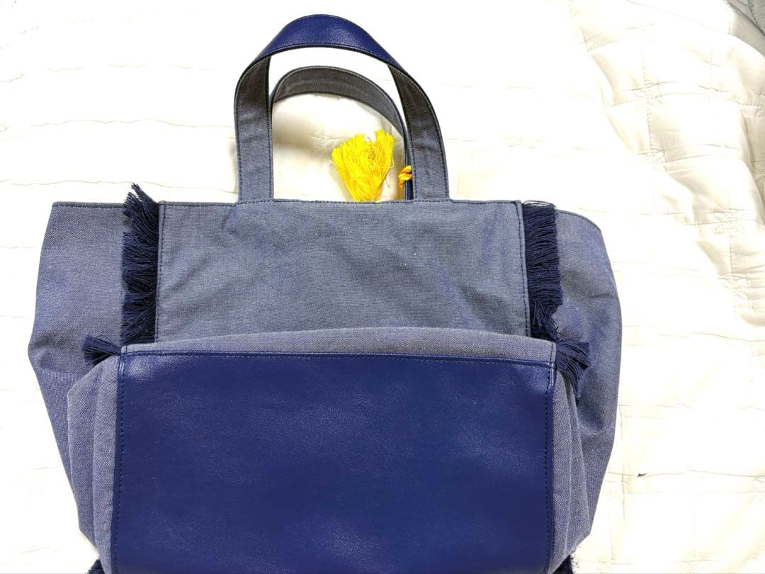 【2023 VIPデイ】ファミリア　限定デニムバッグ　リバティ