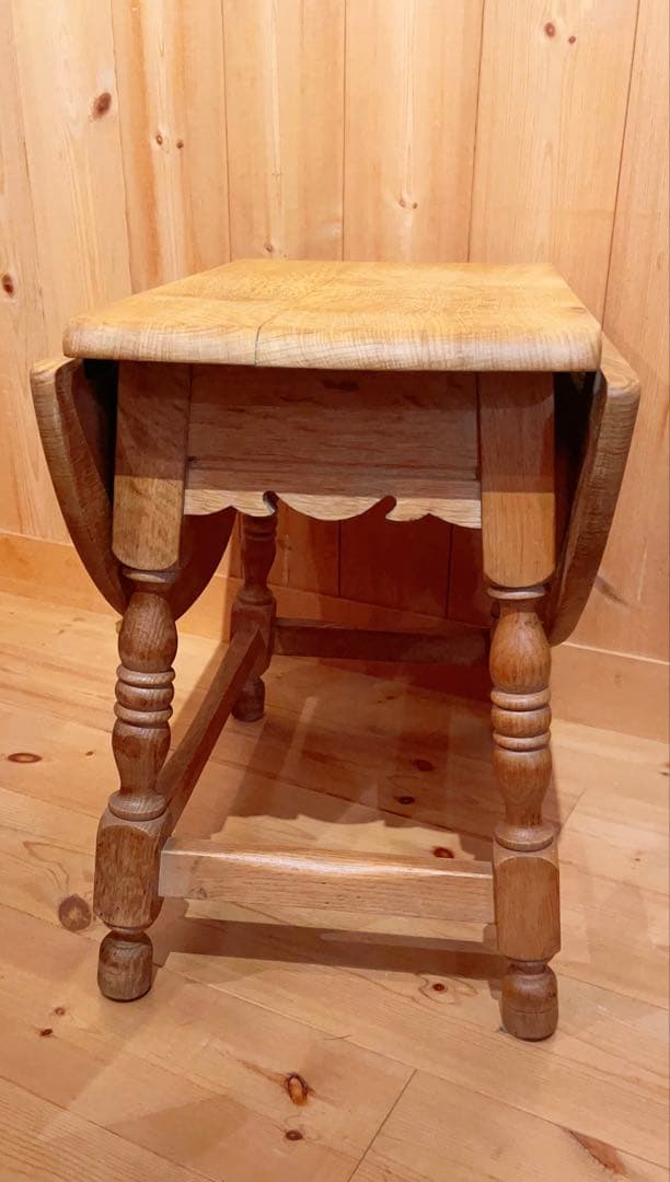 アンティーク　オールドパイン　バタフライテーブル　机　チェスト　伸縮テーブル