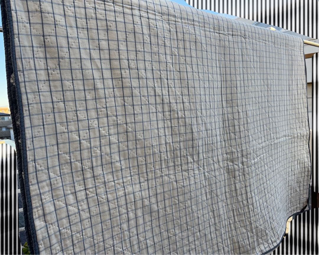 Ralph Lauren ラルフローレン　花柄ステッチ　マルチカバー