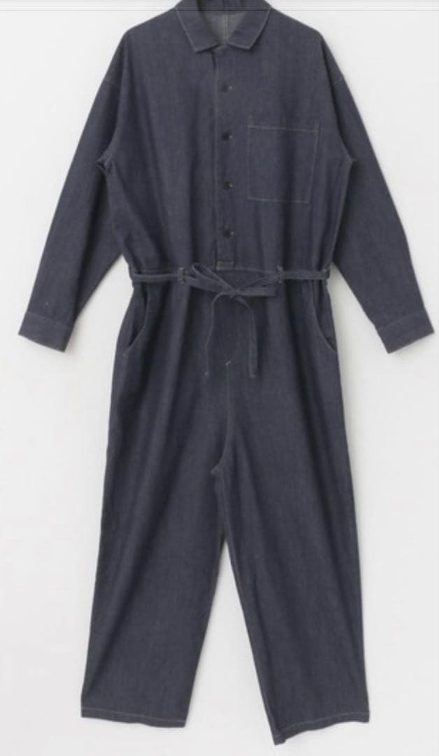 みち かぐれ　　デニムオールインワン