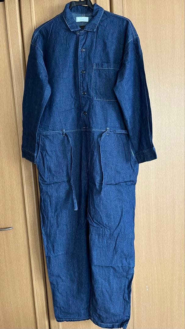 みち かぐれ　　デニムオールインワン