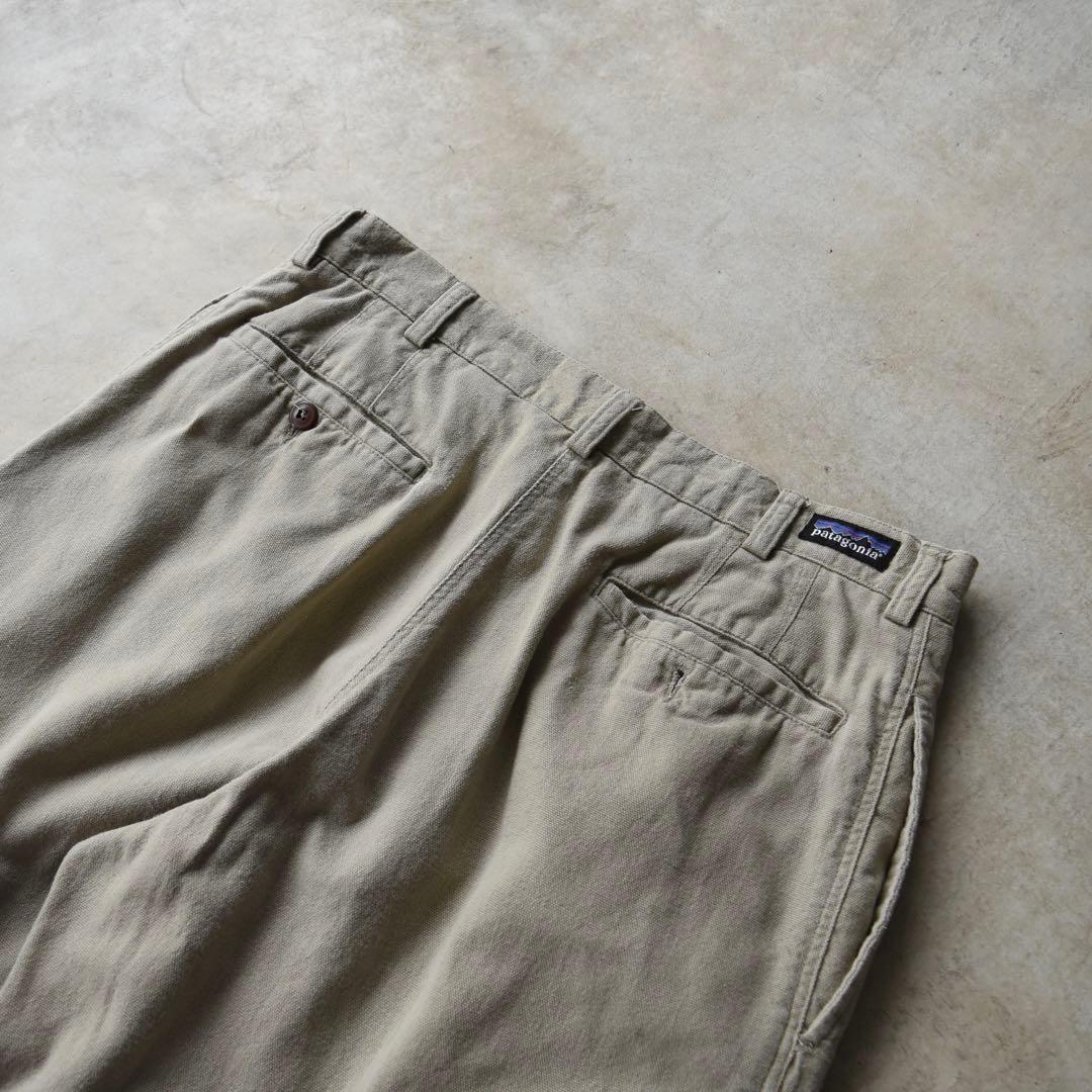 95s Patagonia パタゴニア ツータック バギーズパンツW32 黒タグ